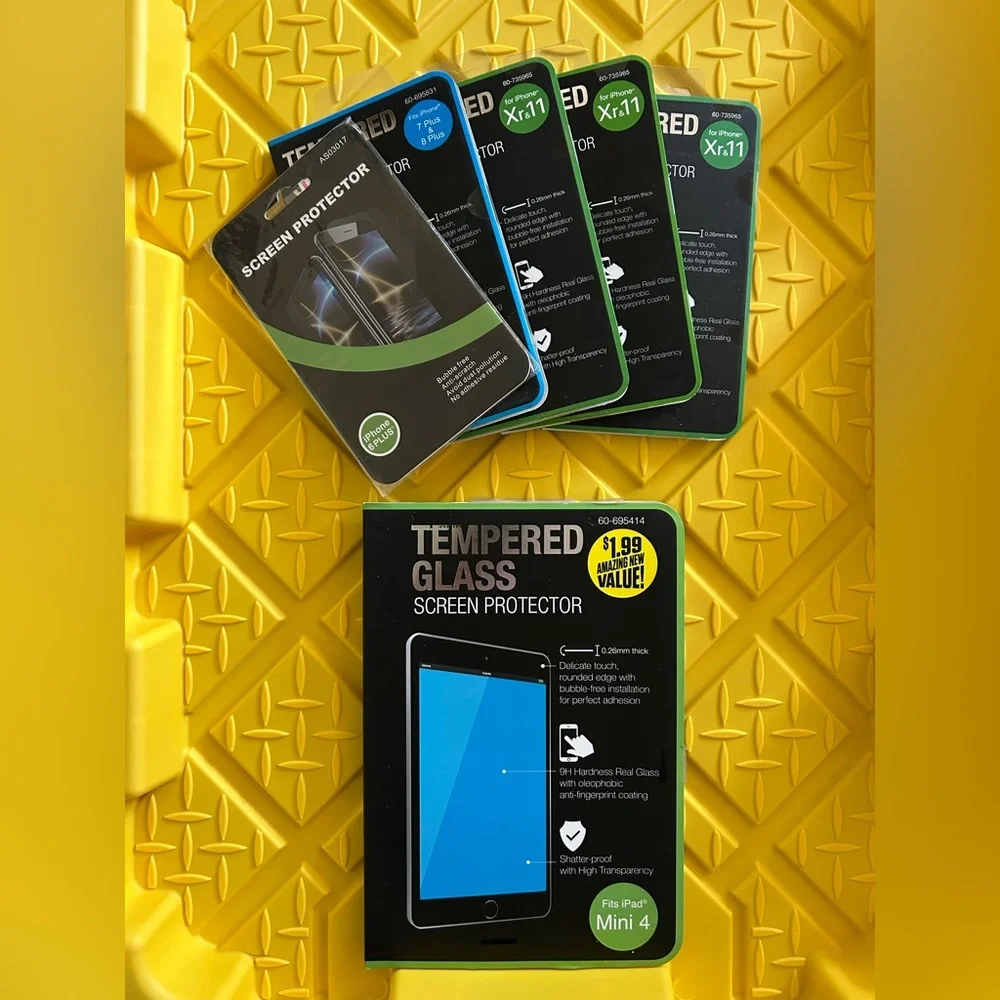 Tempered Glass Screen Protector for iPad Mini 4 & IPhone 11